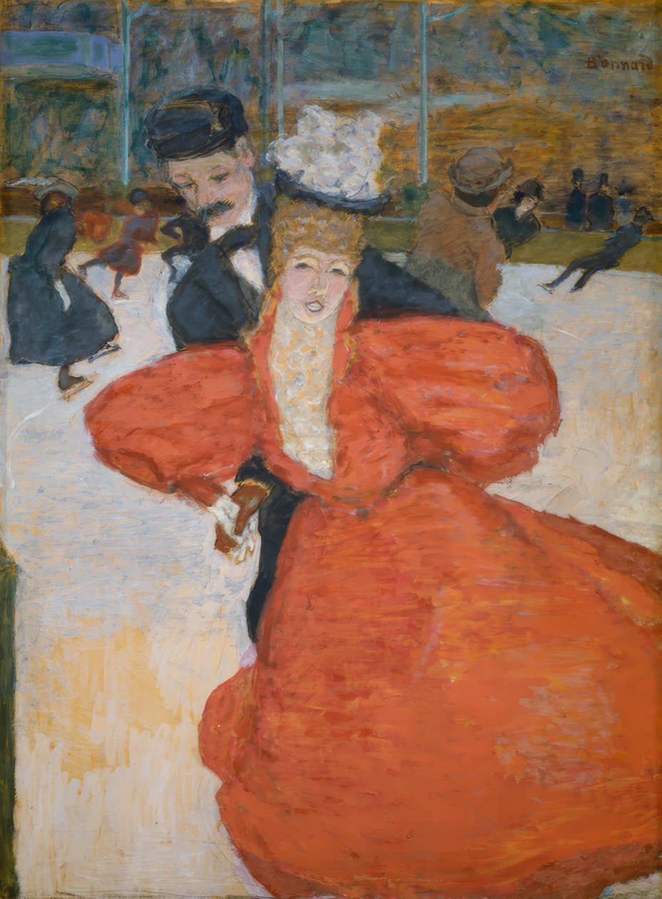 Ice Palace, eller The Skaters av Pierre Bonnard