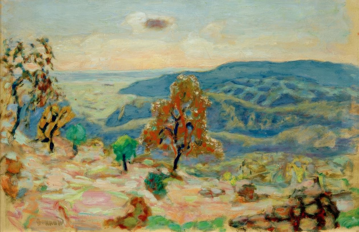 Fjelllandskap av Pierre Bonnard