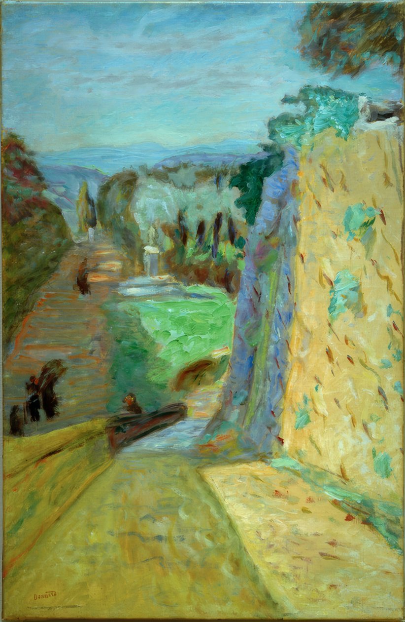 Landskap, smuget ved Cannet av Pierre Bonnard