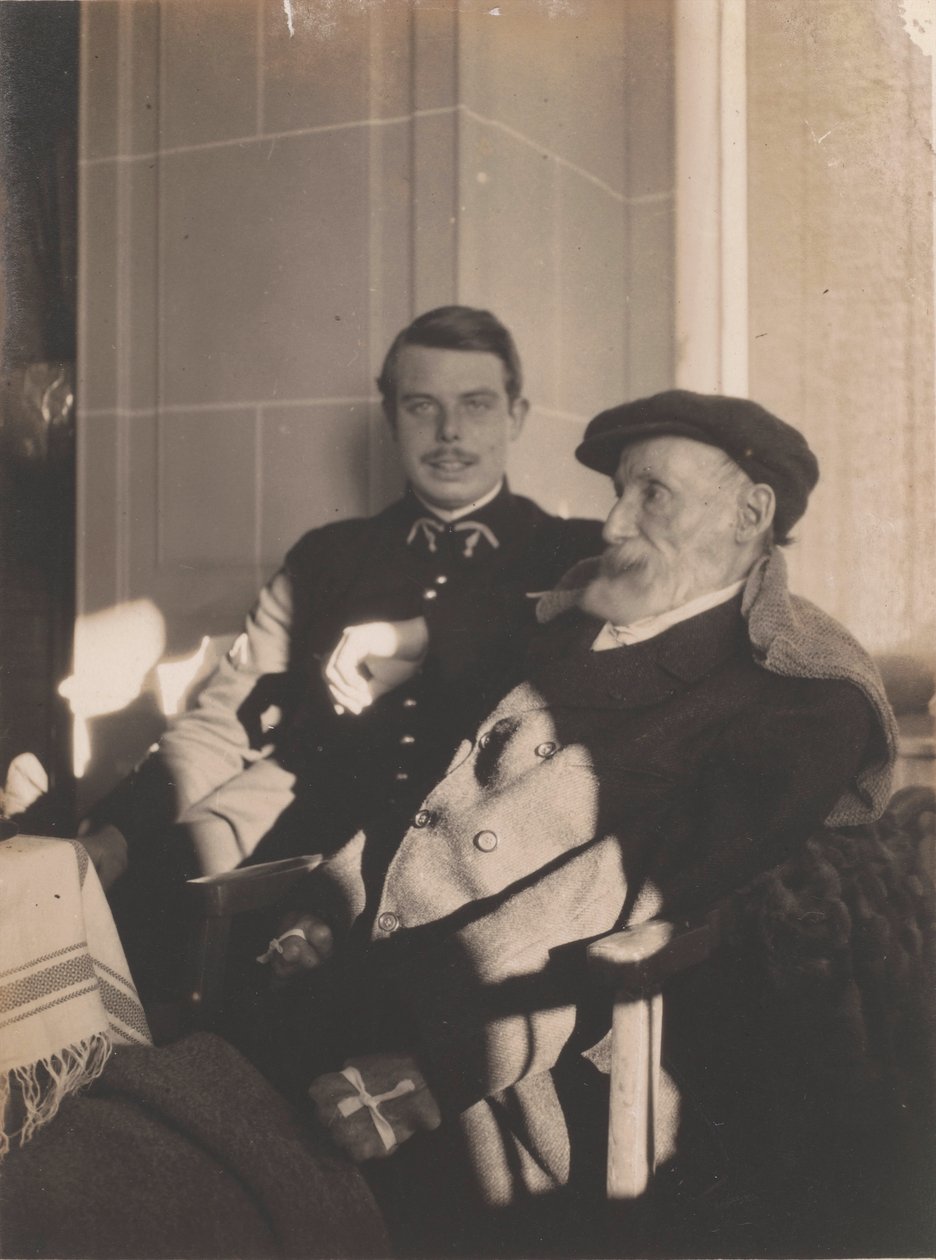 Pierre-Auguste og Jean Renoir, ca. 1916. av Pierre Bonnard