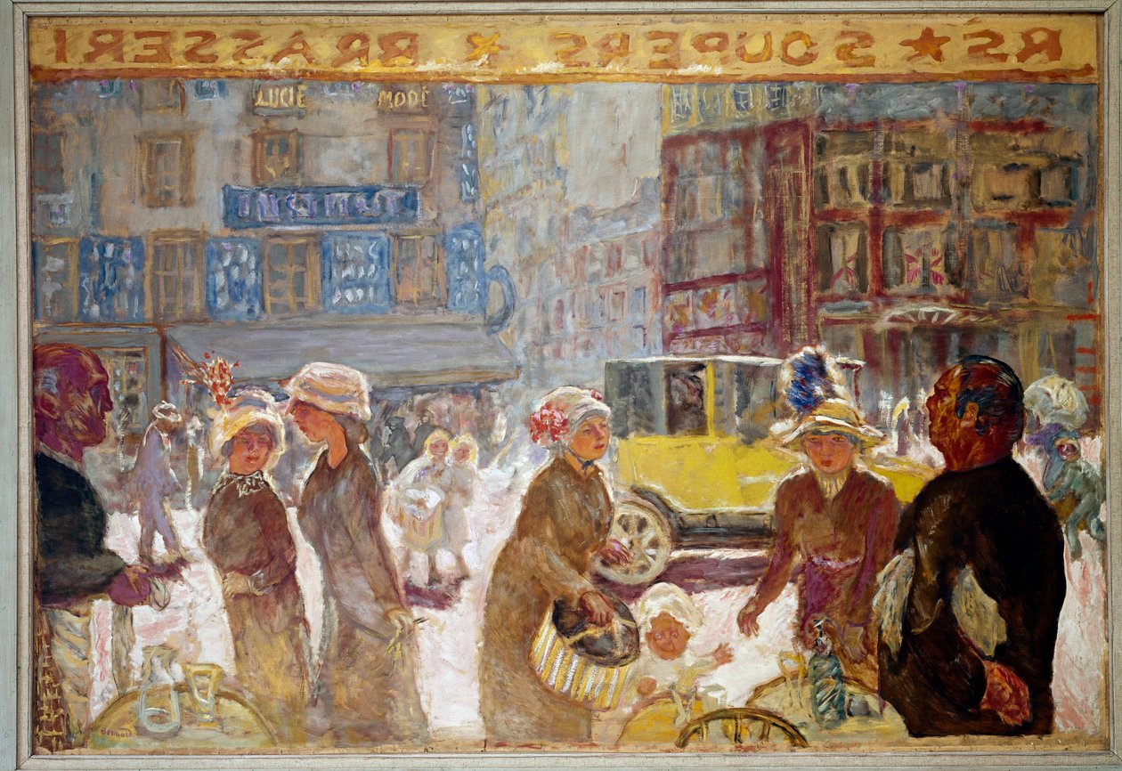 Place de Clichy (Olje på lerret) av Pierre Bonnard