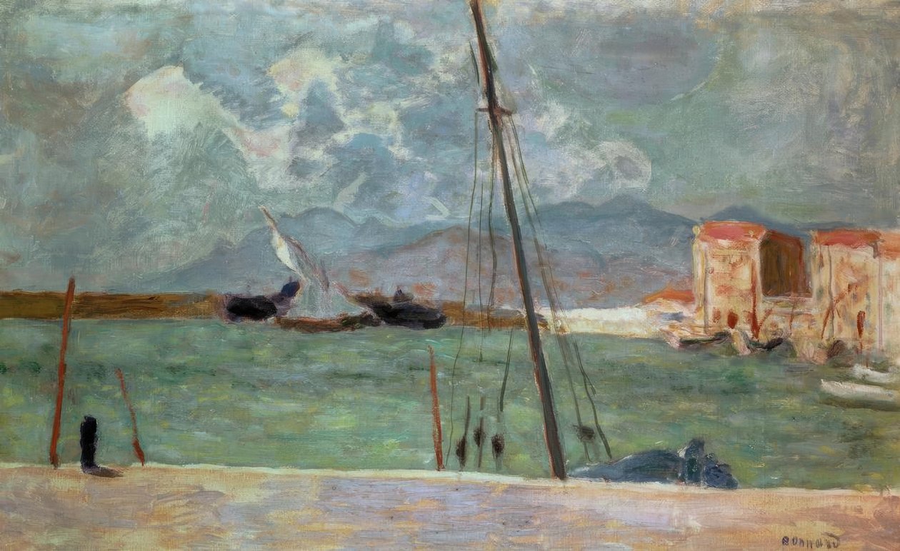 Havnen i Cannes av Pierre Bonnard