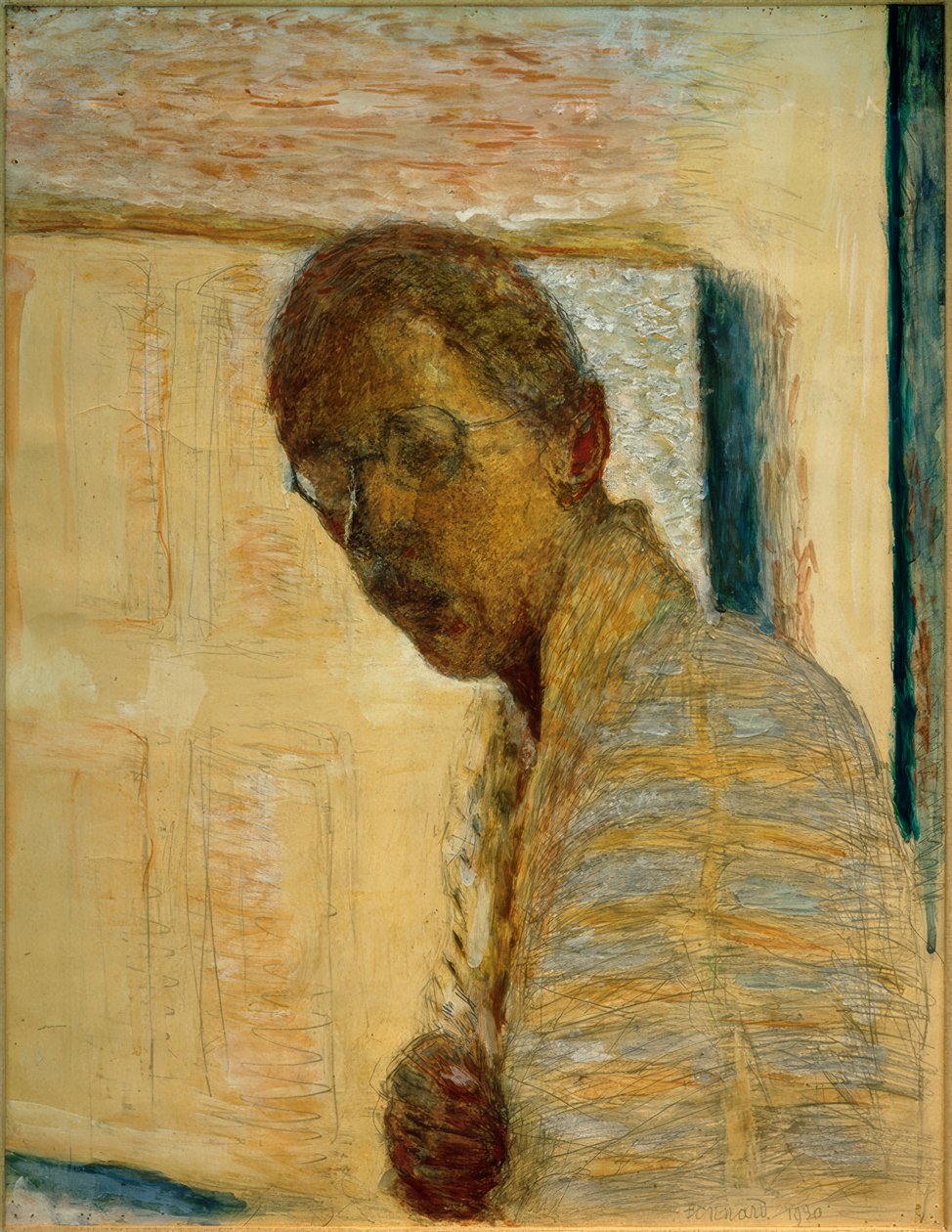Portrett av kunstneren (Selvportrett) av Pierre Bonnard