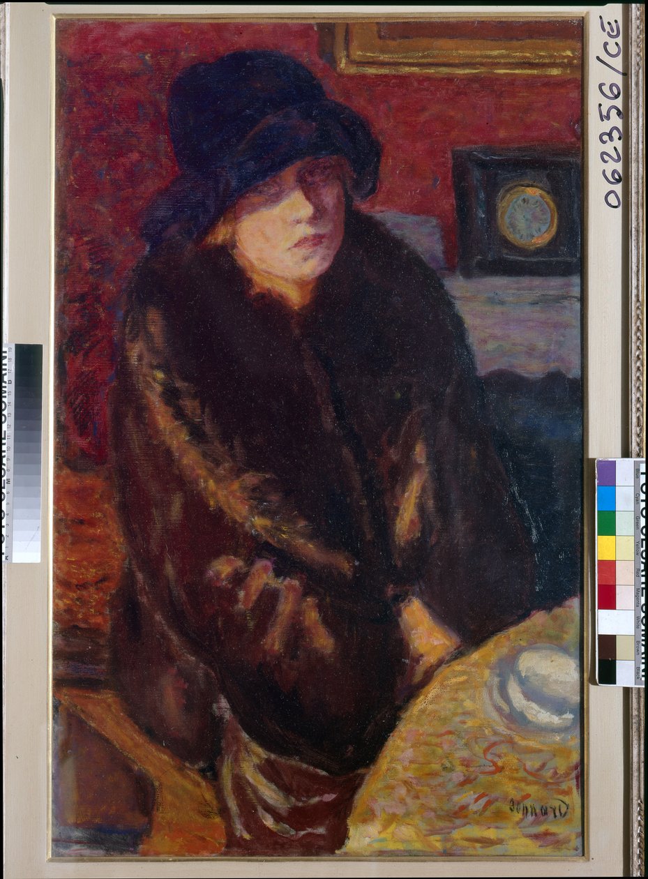Portrett av Marta Bonnard av Pierre Bonnard