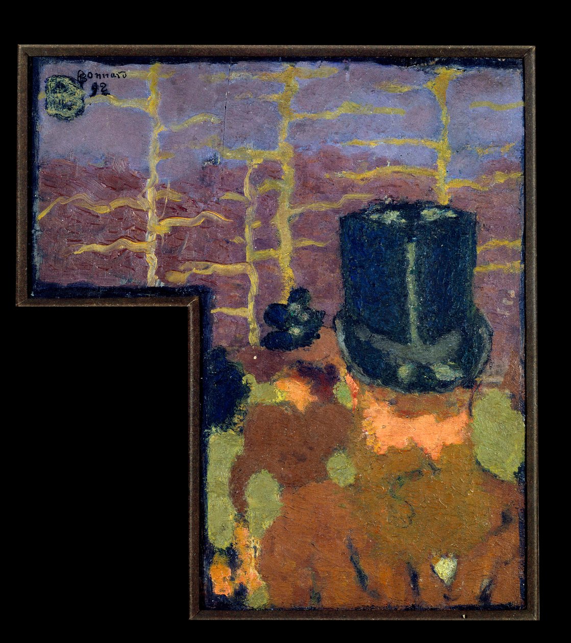 Portrett av den franske maleren Edouard Vuillard av Pierre Bonnard