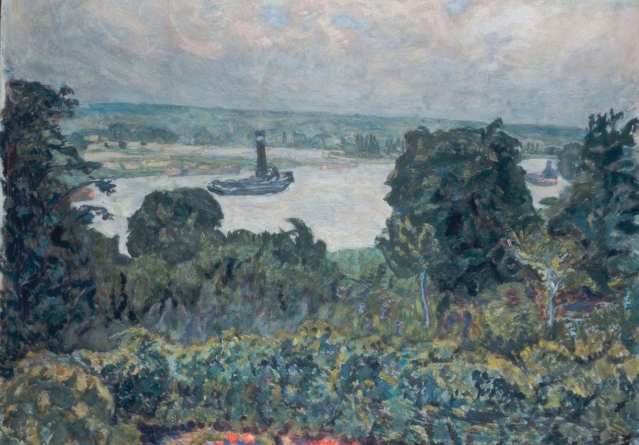 Taubåt på Seinen av Pierre Bonnard
