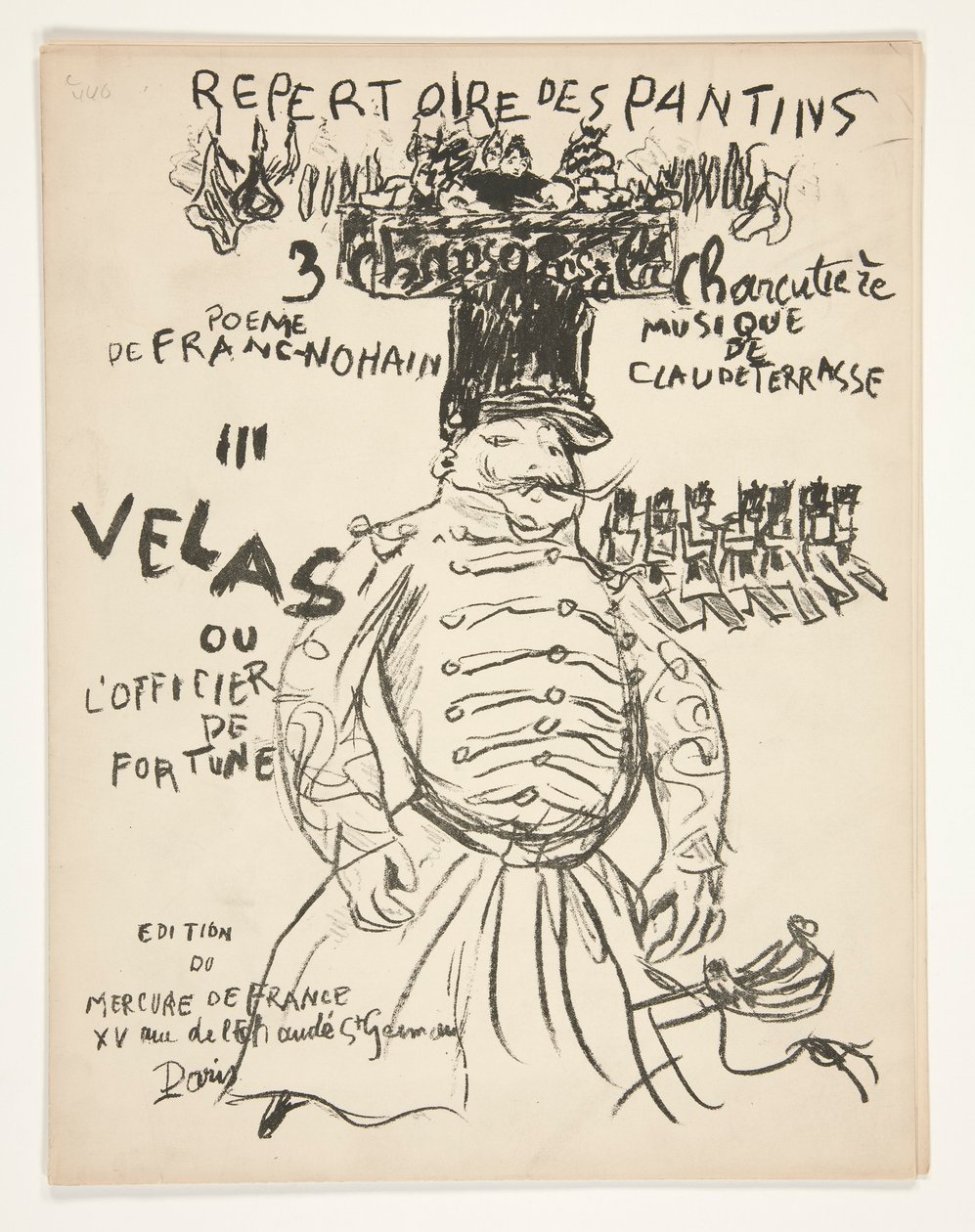 Katalog over Theatre des Pantins av Pierre Bonnard