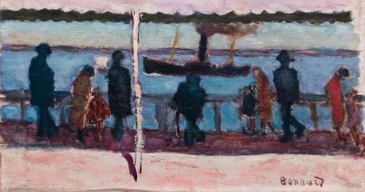 Elvepromenade av Pierre Bonnard