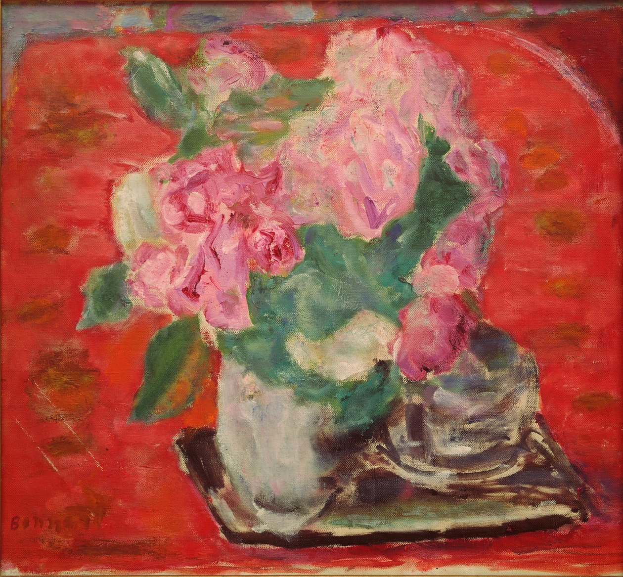 Rosemaleri av Pierre Bonnard (1867-1947) 1943 Paris, privat samling av Pierre Bonnard
