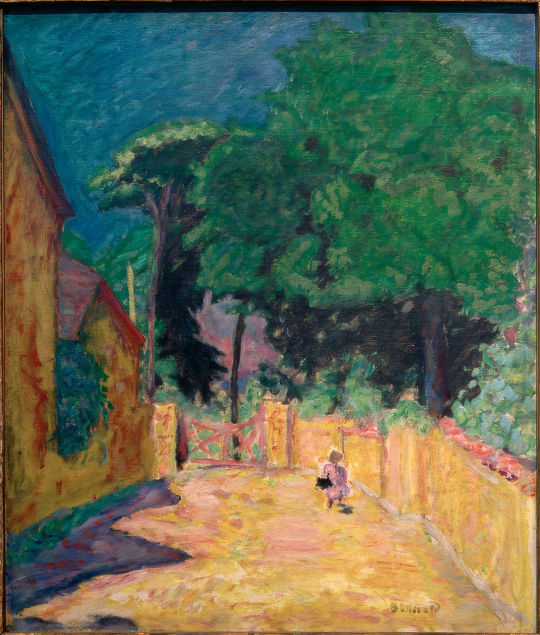 Alley i Vernonnet av Pierre Bonnard