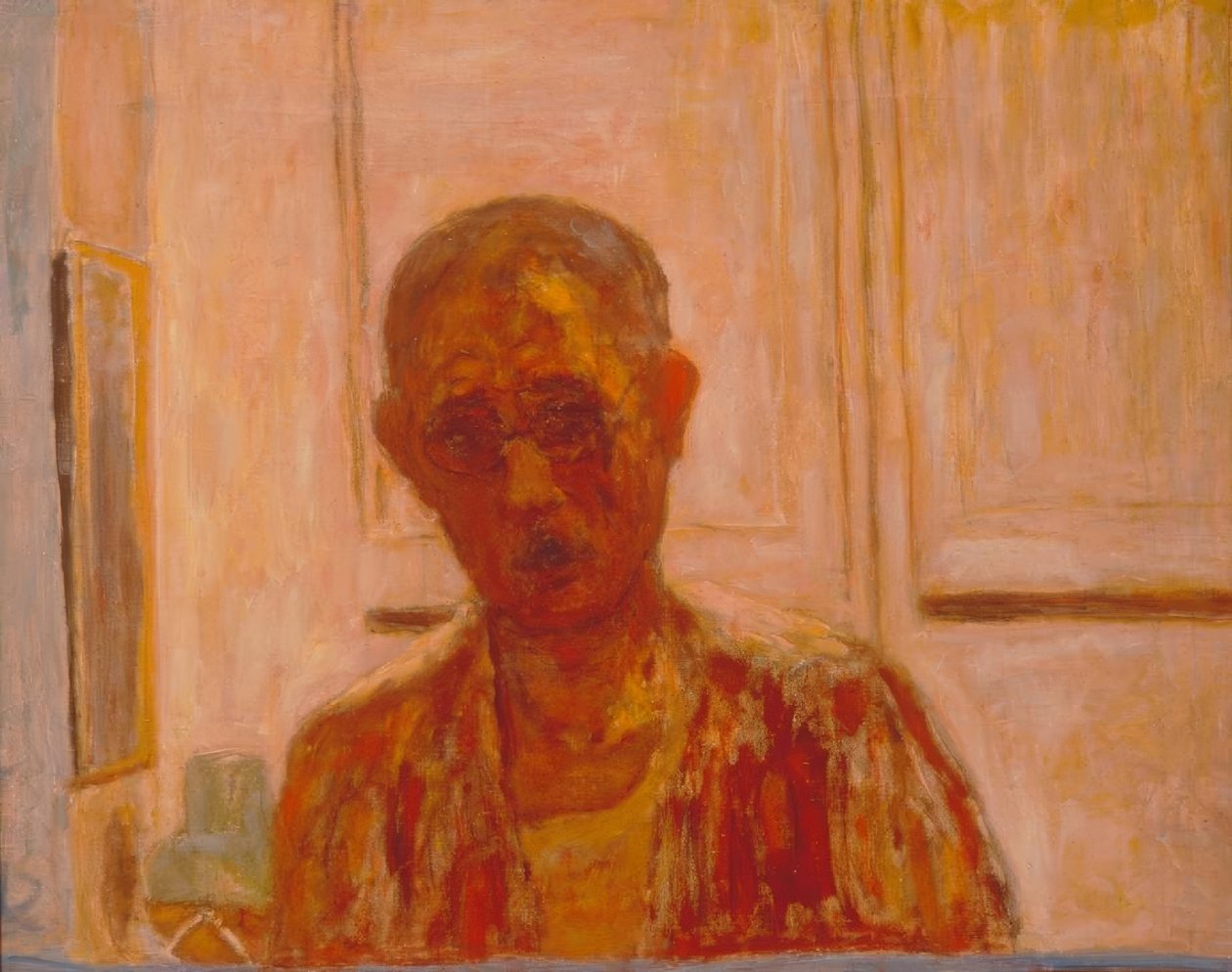 Selvportrett i speilet av Pierre Bonnard