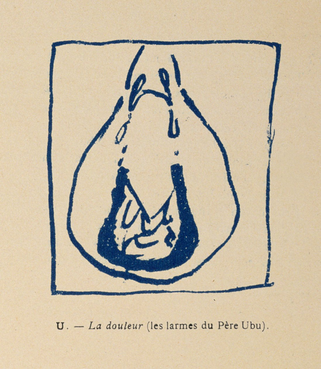 Sorg - Pere Ubus tårer, fra alfabetet til Pere Ubu av Pierre Bonnard