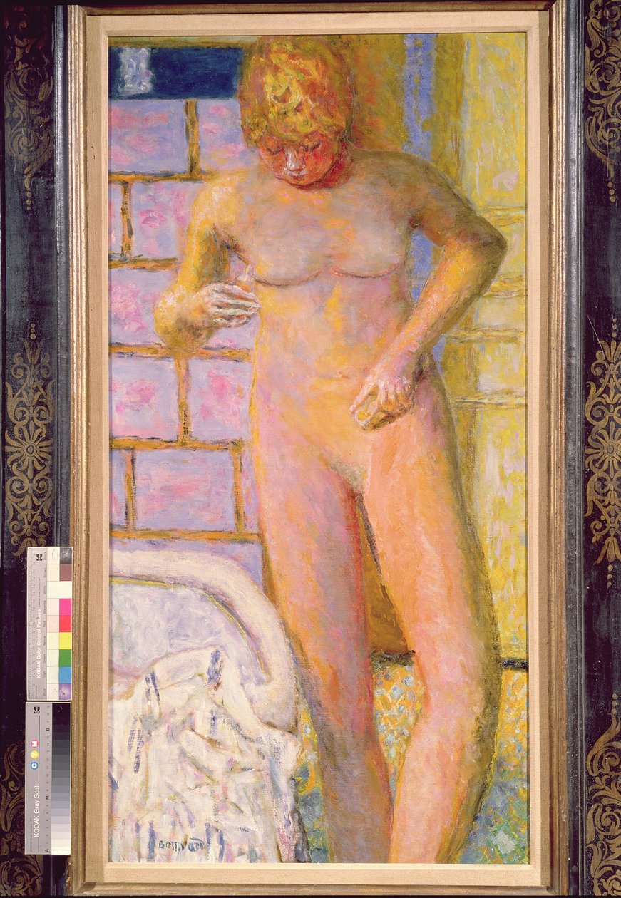 Stående naken, 1928 av Pierre Bonnard