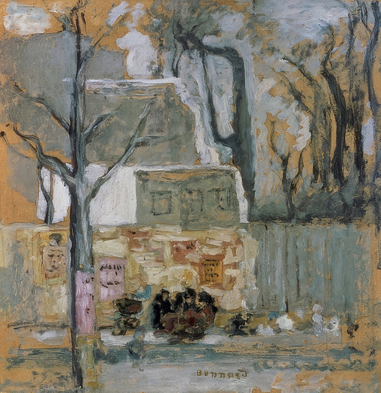 Gatehjørne i Paris. Rundt 1905 av Pierre Bonnard