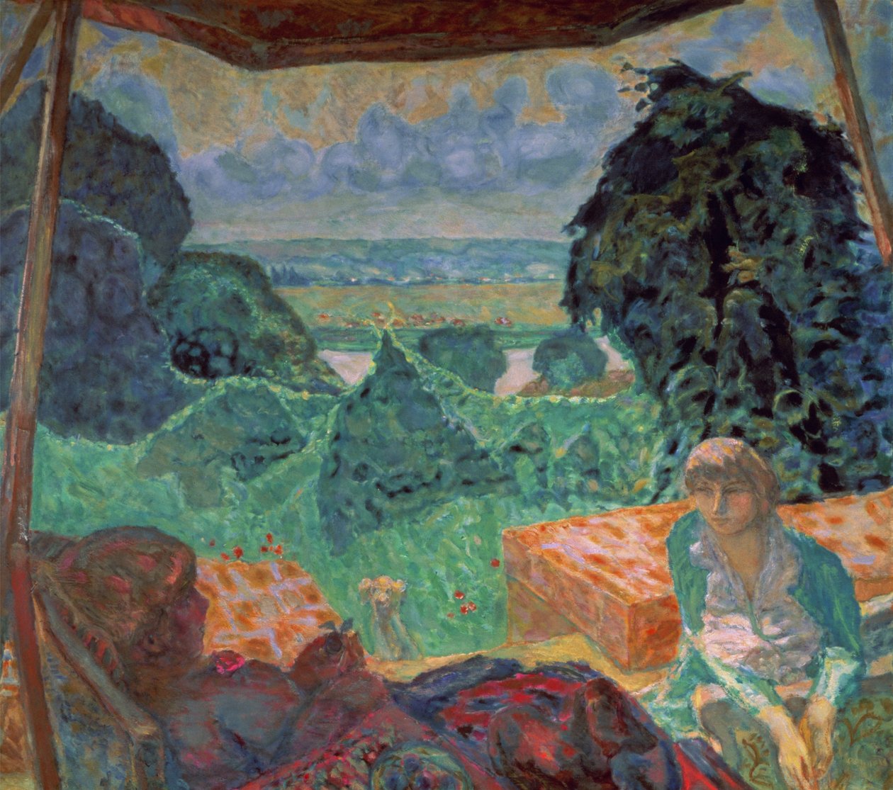Sommer i Normandie, 1908 av Pierre Bonnard