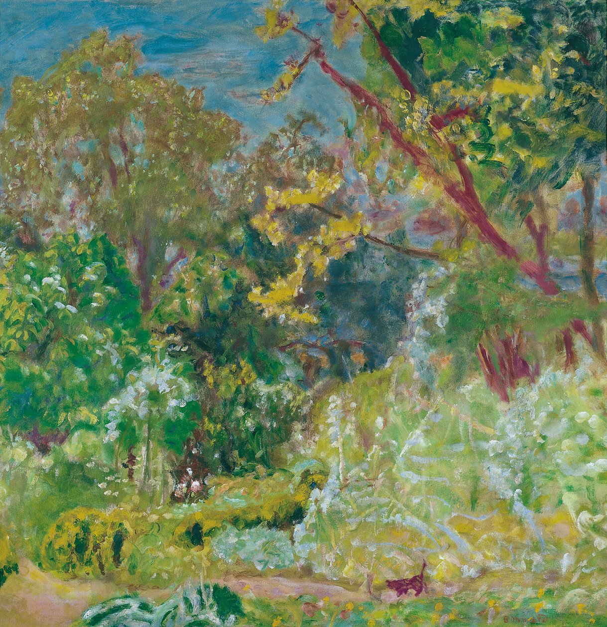 Sollys, 1923 av Pierre Bonnard