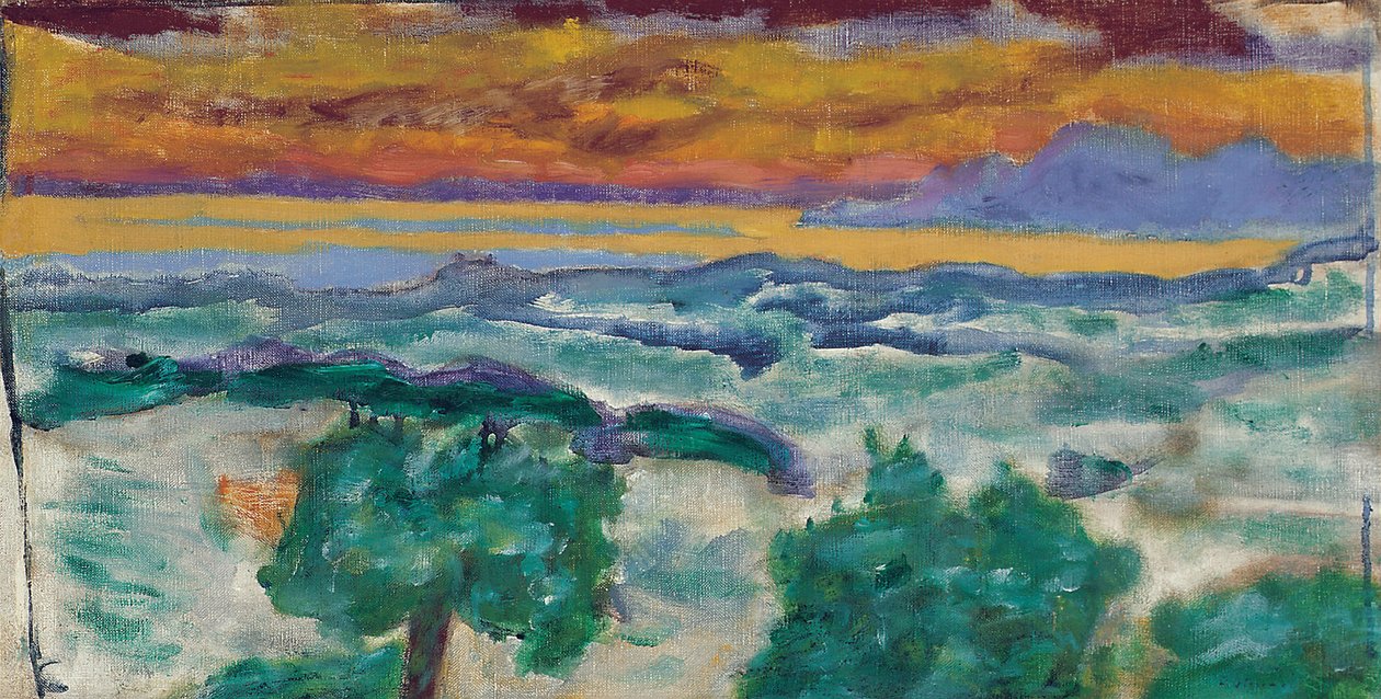 Solnedgang av Pierre Bonnard