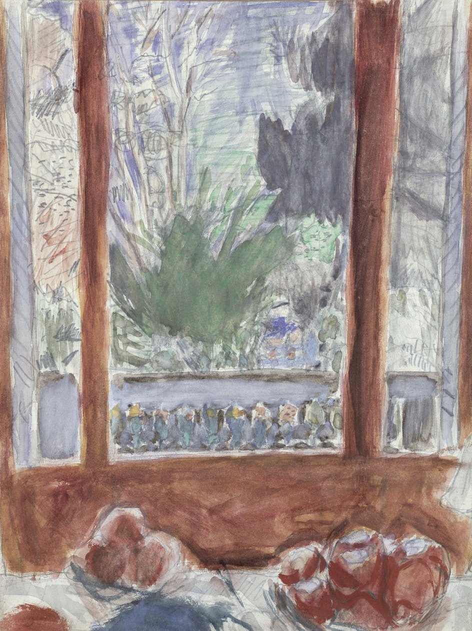 The Breakfast Room, ca. 1930 (wc på papir) av Pierre Bonnard