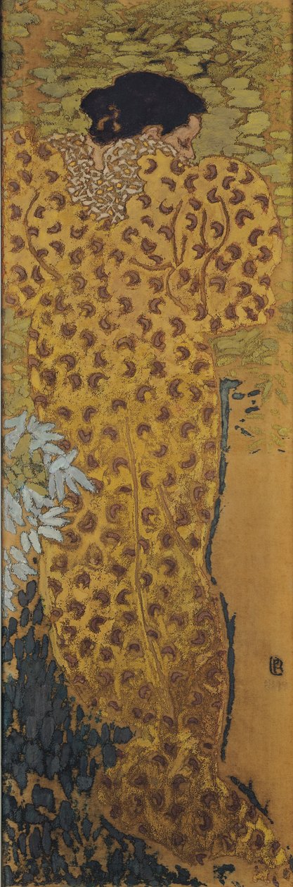 Morgenkåpen, 1892 (tempera på stoff) av Pierre Bonnard