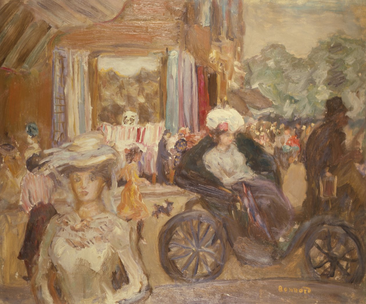 Hackney-vognen av Pierre Bonnard