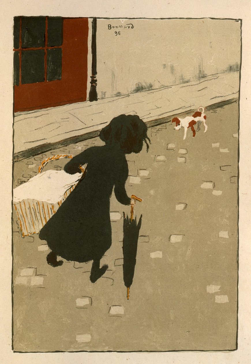 Den lille vaskejenta, 1896 av Pierre Bonnard