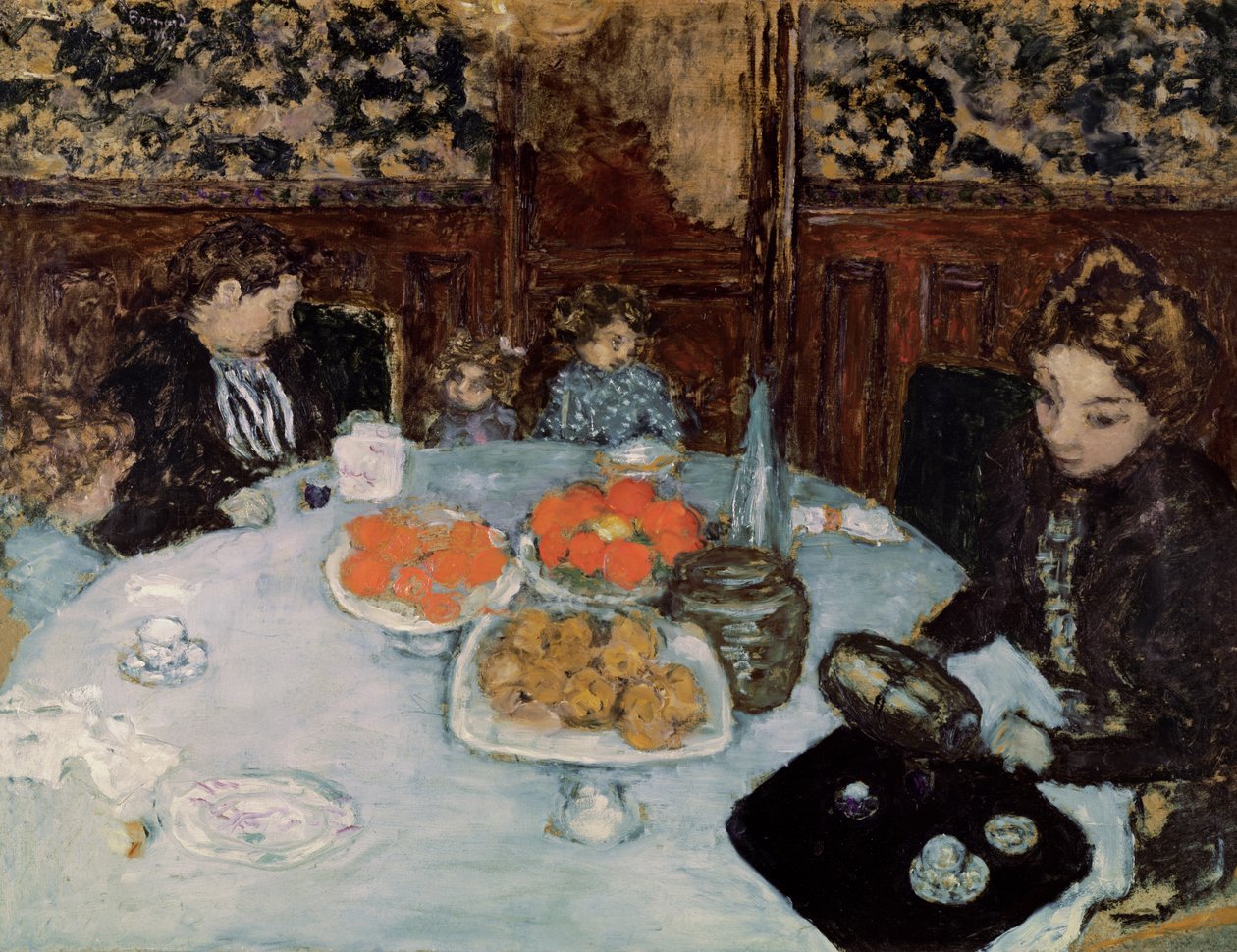 The Luncheon, 1899 (olje på papp) av Pierre Bonnard