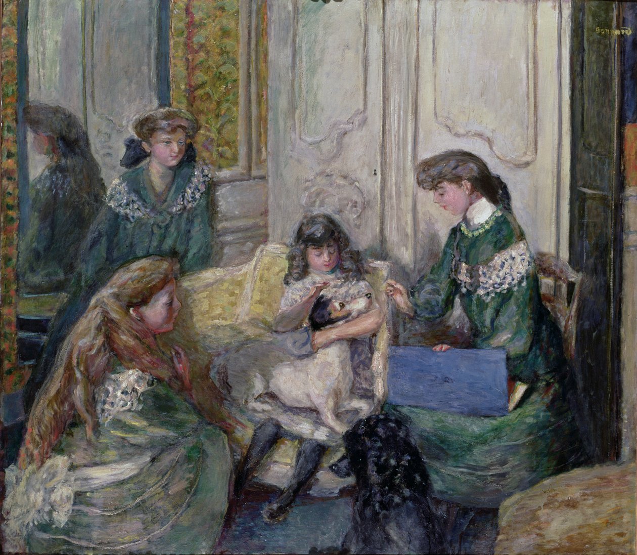Natanson-jentene, 1906-10 av Pierre Bonnard