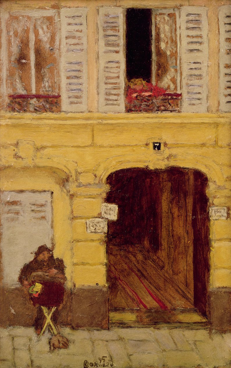 Orgelkvernen, 1895 av Pierre Bonnard
