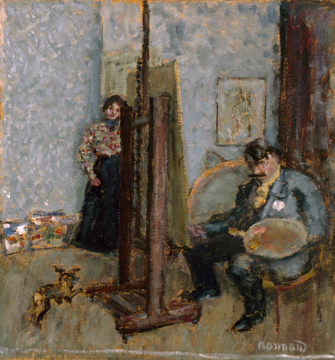 Malerens atelier av Pierre Bonnard