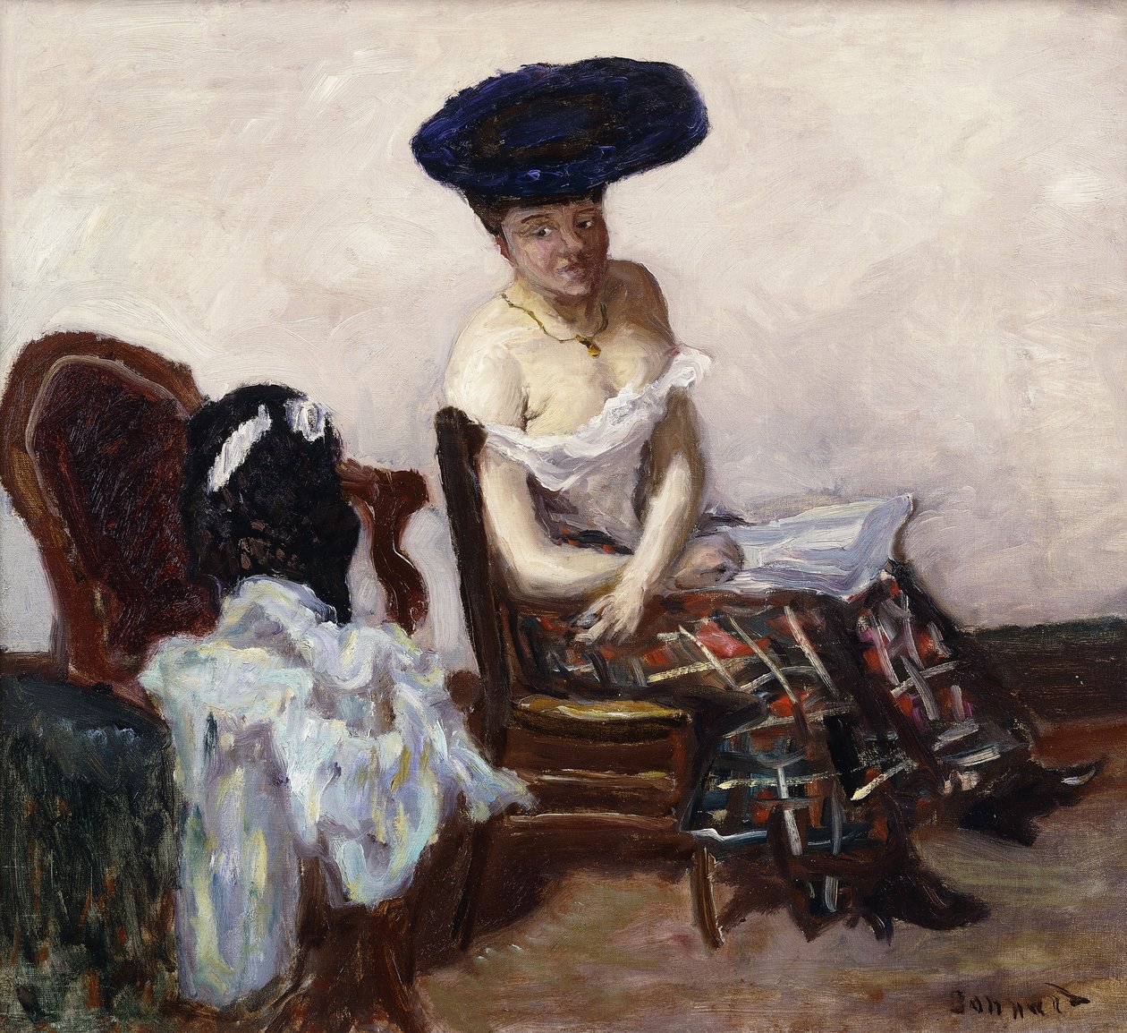 Den skotske underkjolen; Den skotske underkjolen av Pierre Bonnard