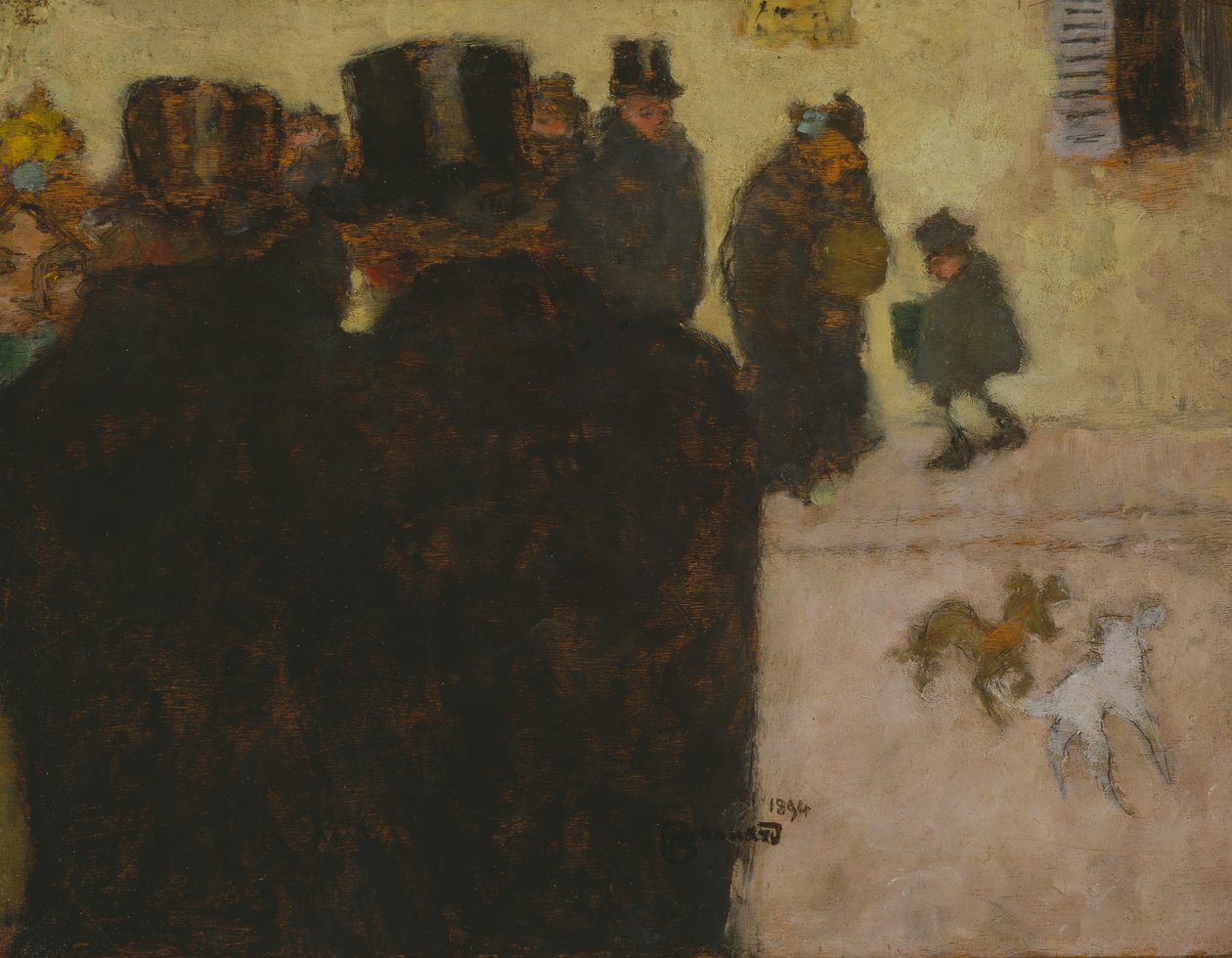 Gaten om vinteren av Pierre Bonnard