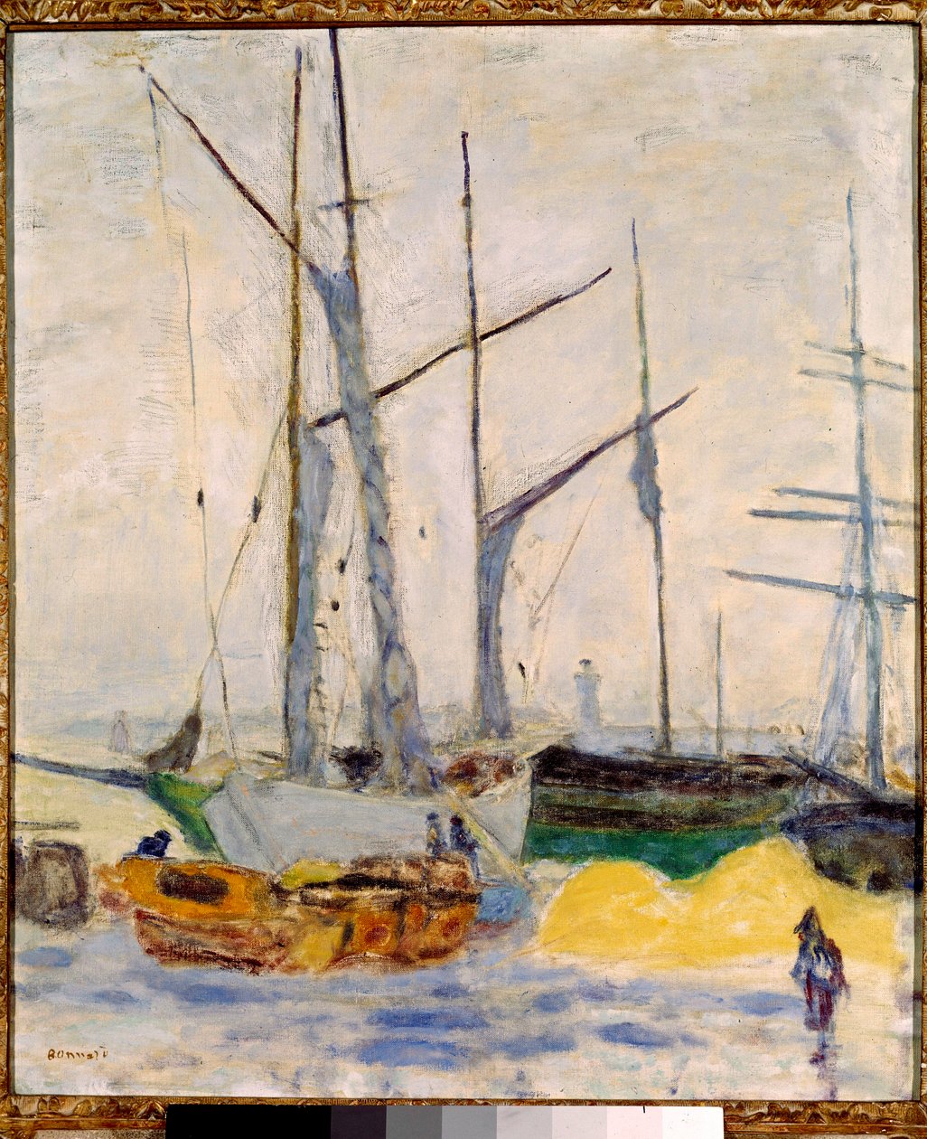Havnen i Cannes av Pierre Bonnard
