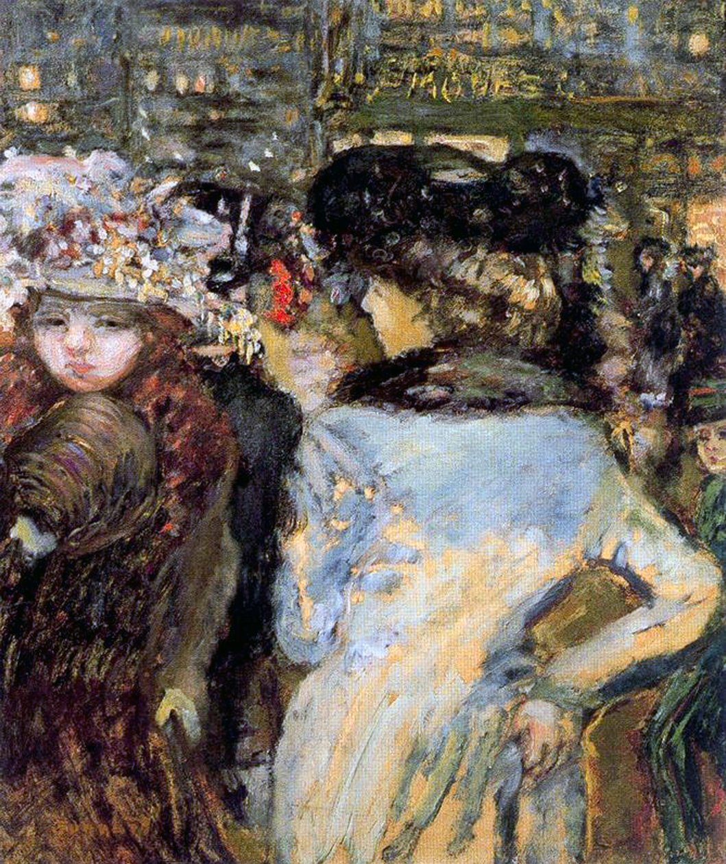 To kvinner, Place Clichy, Paris, 1905 av Pierre Bonnard
