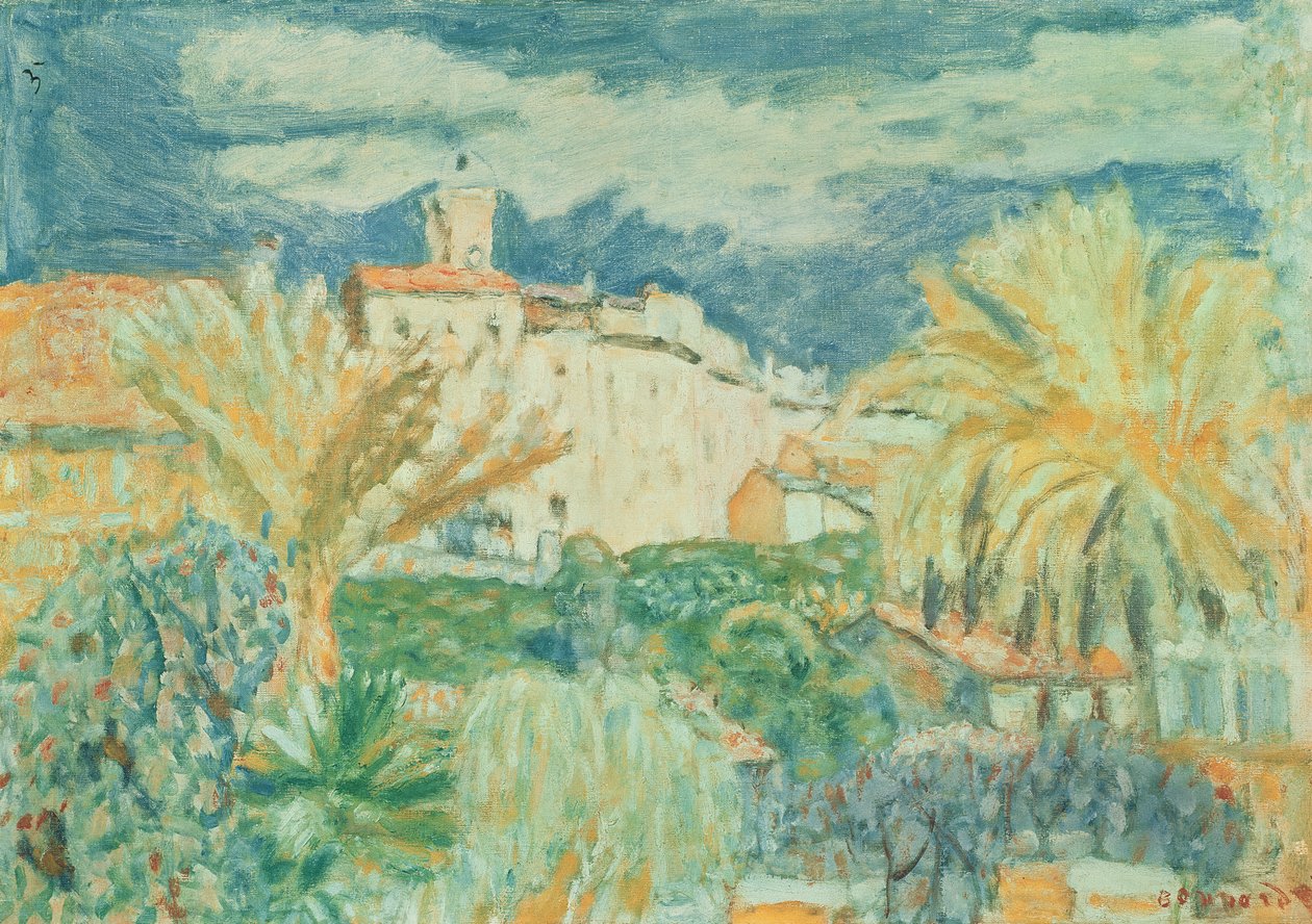 Utsikt over Le Cannet, 1920 av Pierre Bonnard