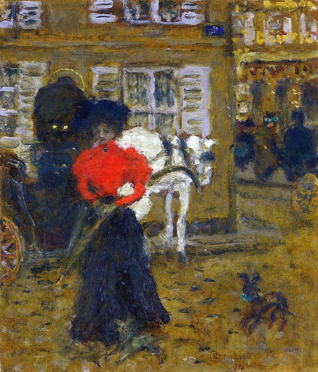 Kvinne på gaten, 1894 av Pierre Bonnard