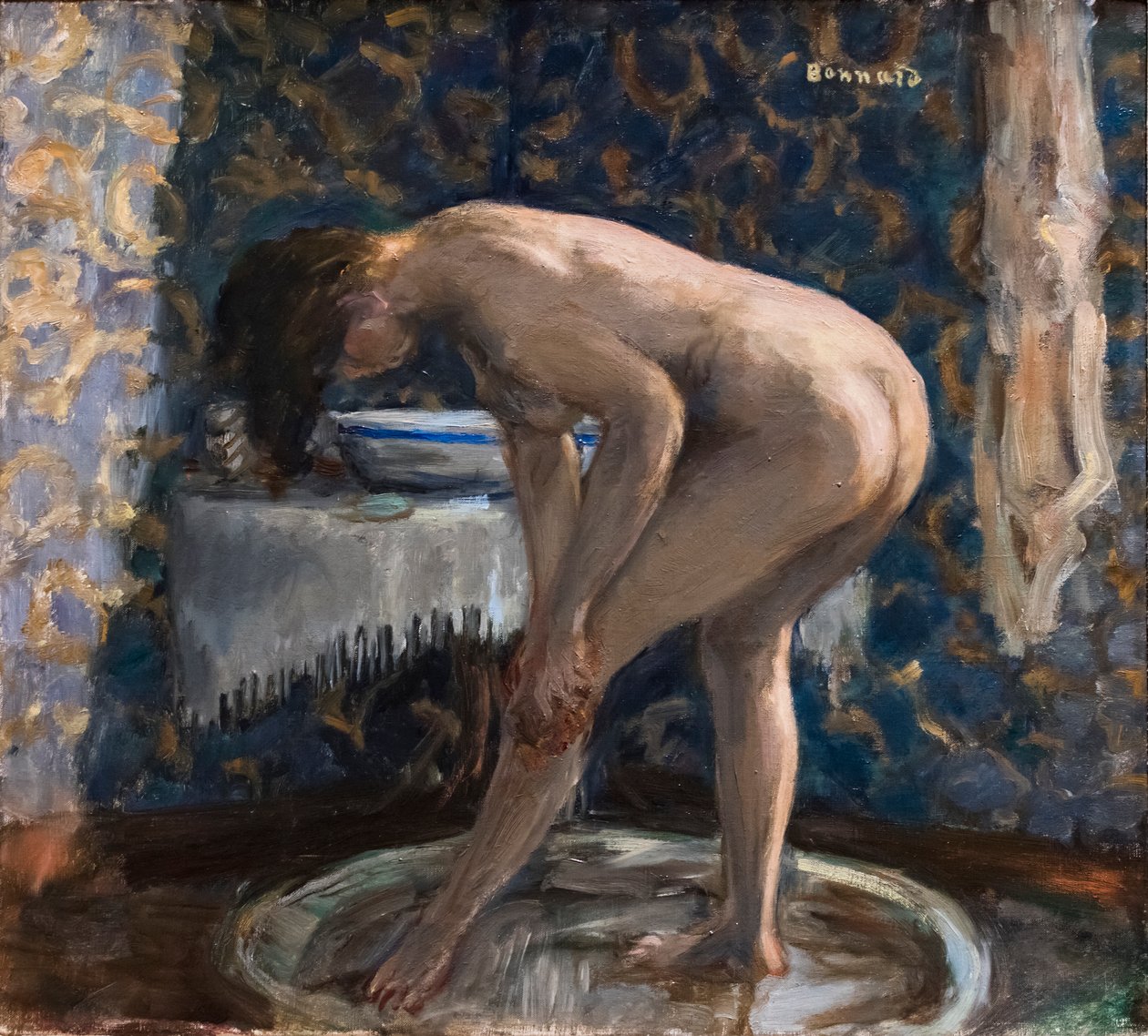 Kvinne med badekar av Pierre Bonnard