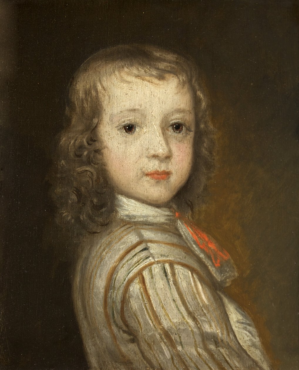 Portrett av Hugh Smyth as a Child, ca. 1670 (olje på panel) av Pierre Bourguignon