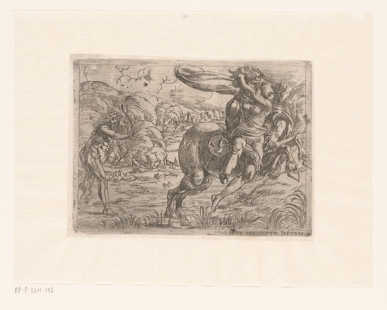 Hercules redder Deianira fra Nessus av Pierre Brebiette