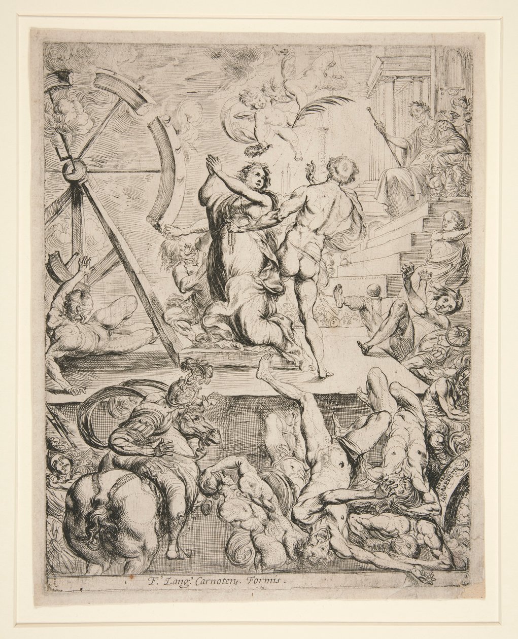 Martyrdommen til den hellige Katarina av Alexandria av Pierre Brebiette