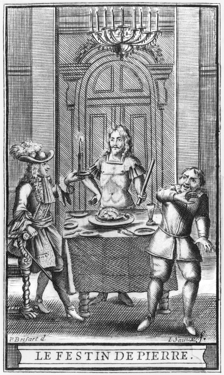 Don Juan and the Commendatore, frontispice-illustrasjon fra 