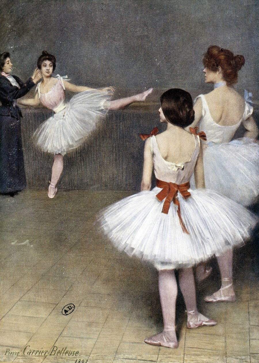 Klassisk dans: ballerinaer i 1897 av Pierre Carrier Belleuse av Pierre Carrier Belleuse