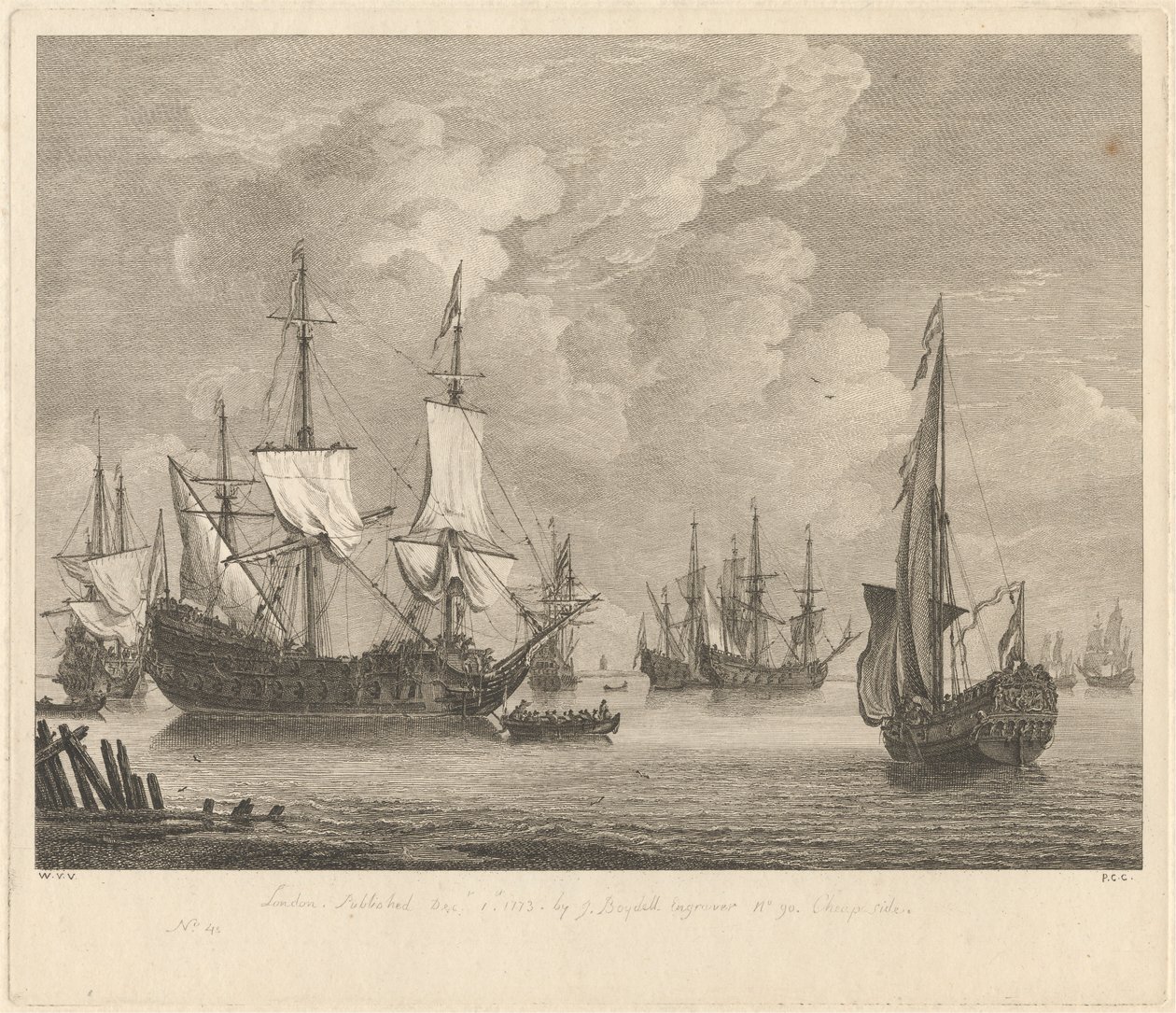 Marin studie nr. 4 av Pierre Charles Canot