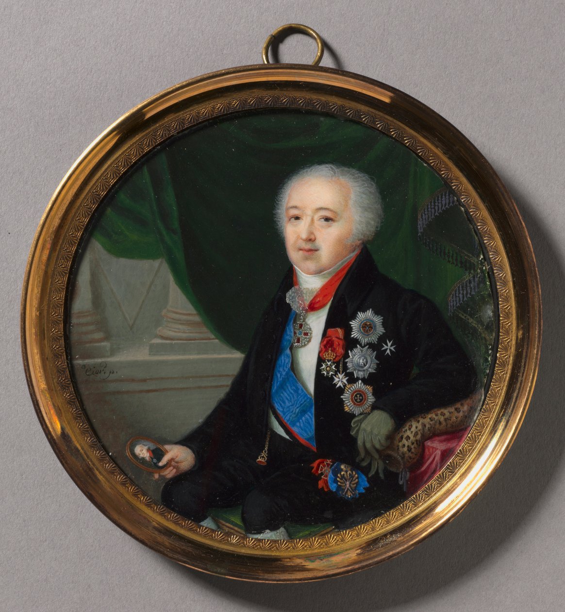 Portrett av prins Alexander Bezborodko av Pierre Charles Cior