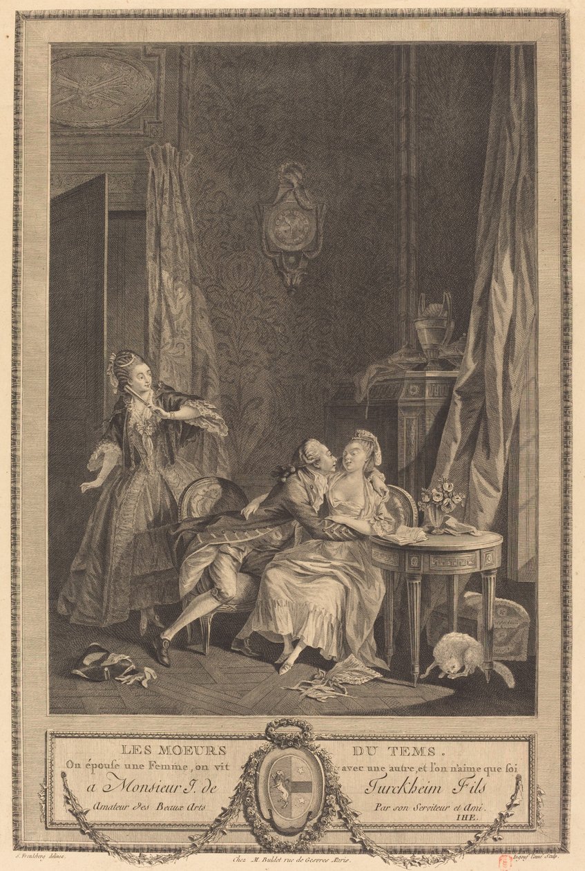 Tidens manerer av Pierre Charles Ingouf after Sigmund Freudenberger