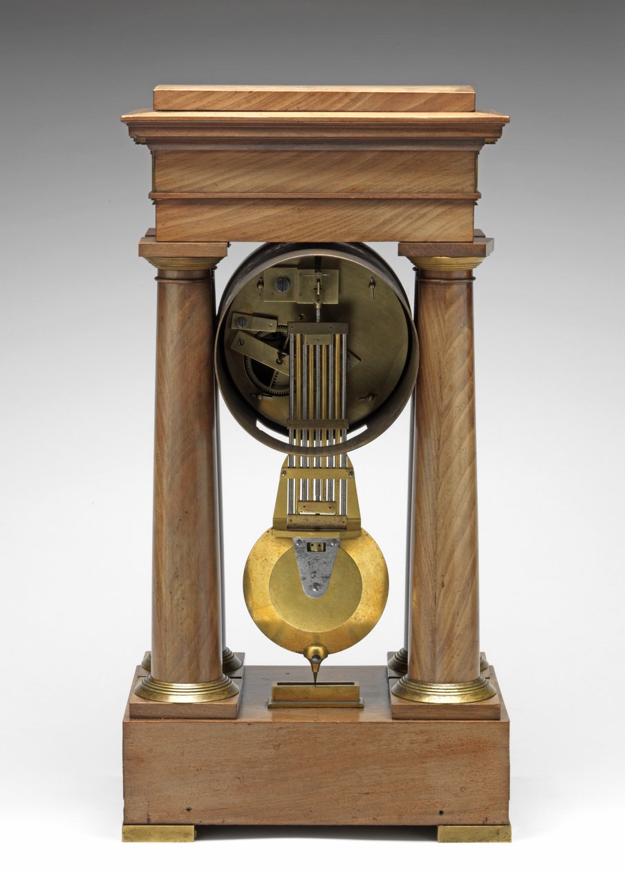 Desimalklokke, ca. 1798-1805 (furu, messing og emalje) av Pierre Daniel Destigny