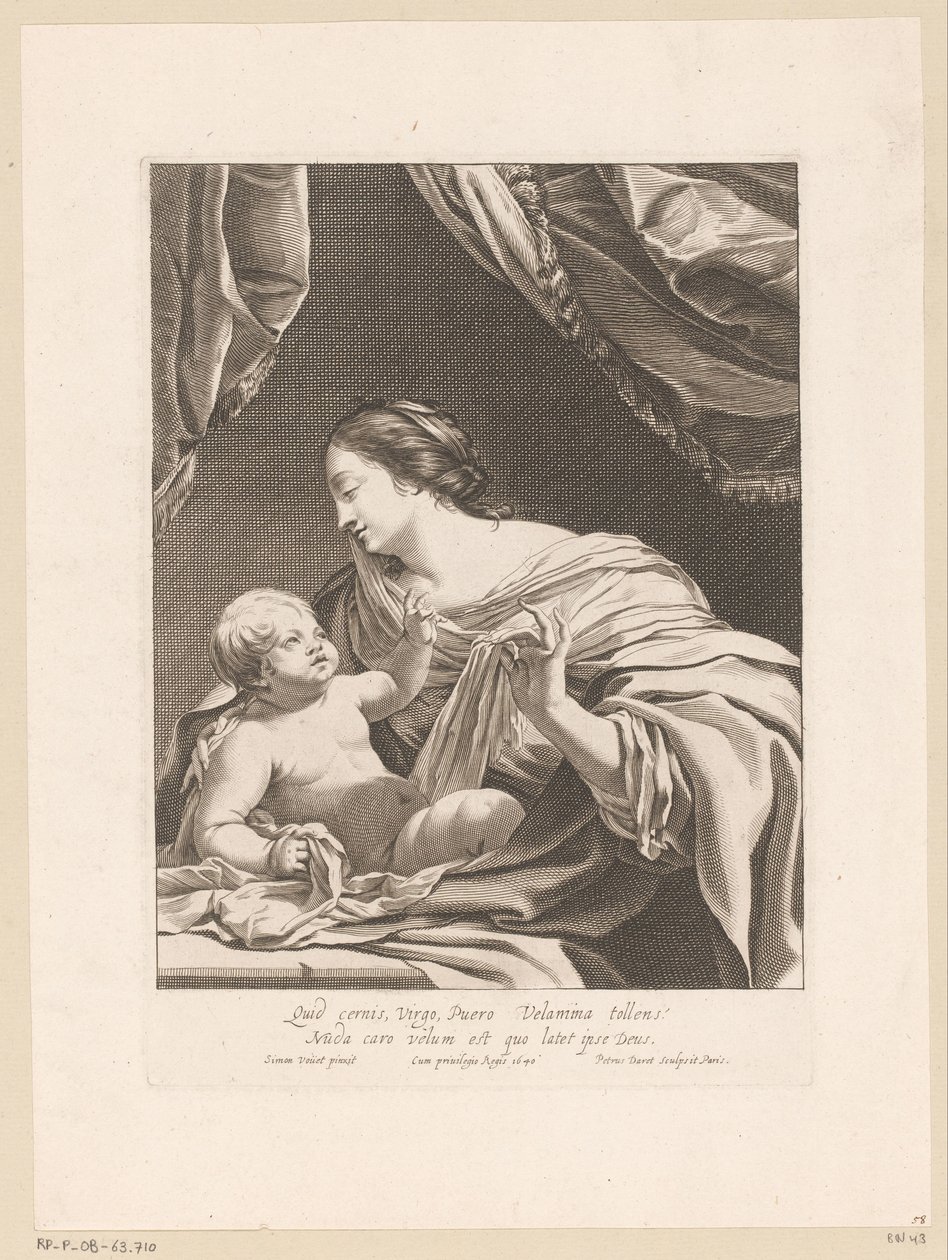 Mary med barn av Pierre Daret