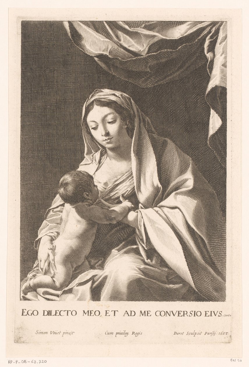 Mary med barn av Pierre Daret