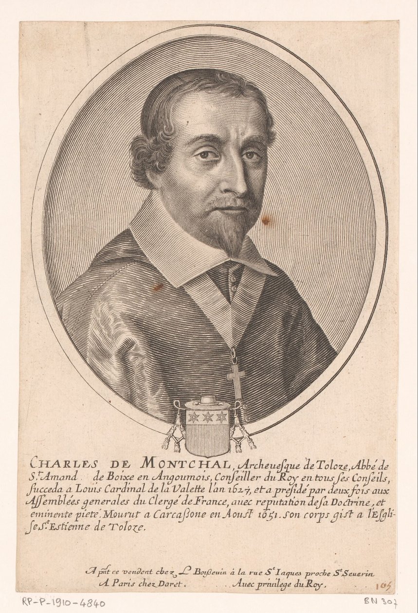Portrett av Charles de Montchal av Pierre Daret