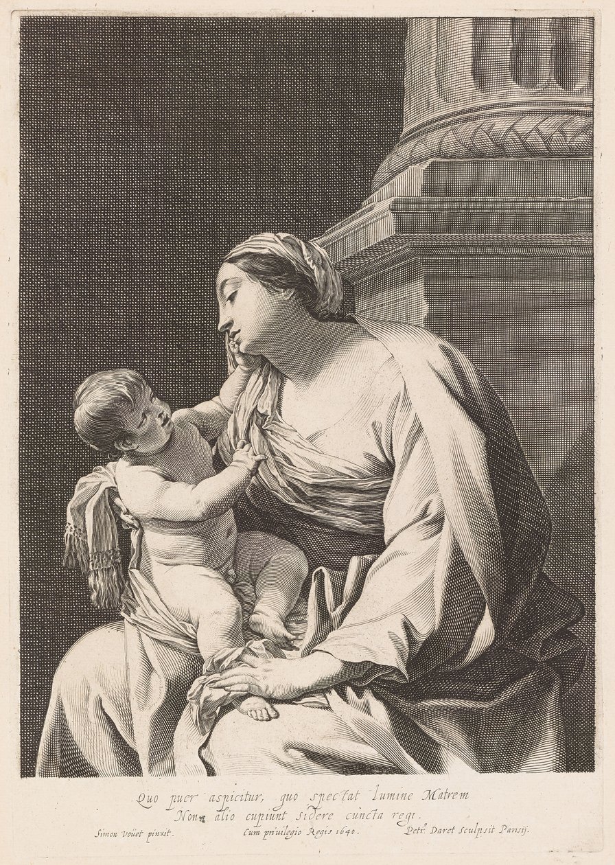 Jomfruen og barnet av Pierre Daret