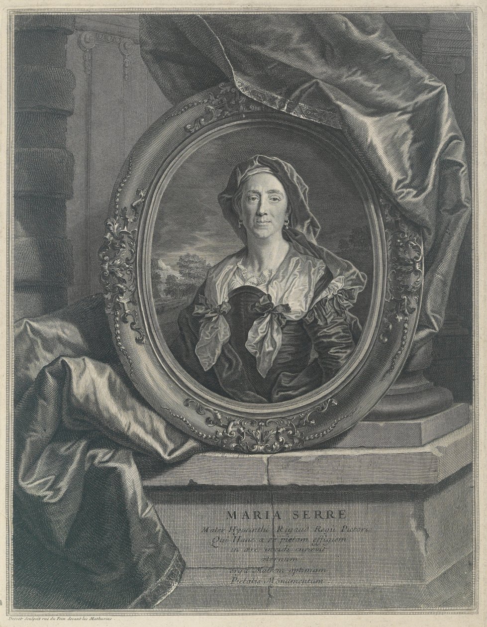 Madame Marie Rigaud (Maria Serre) av Pierre Drevet